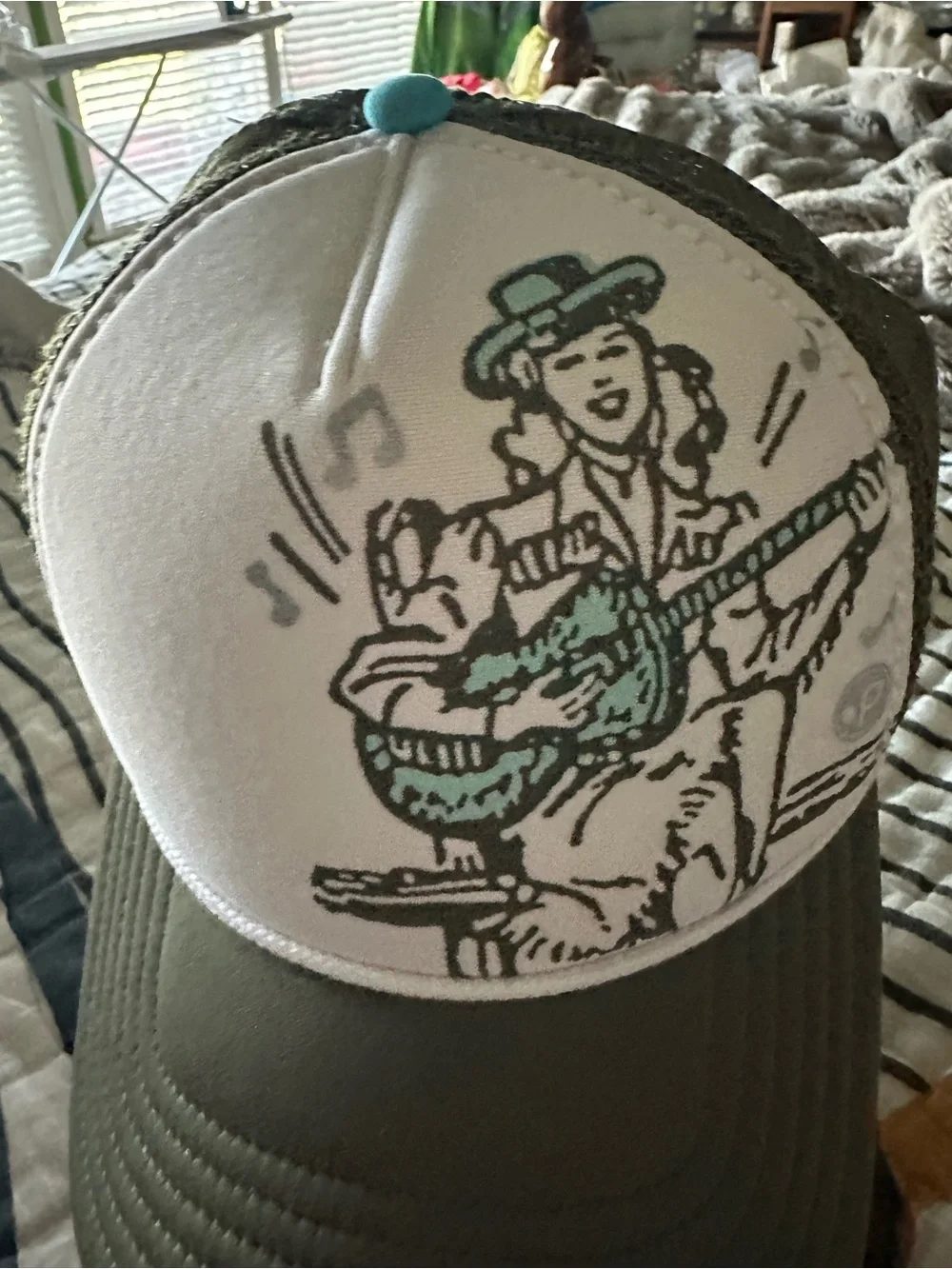 Pistil Trucker Hat NWT Woman Guitar